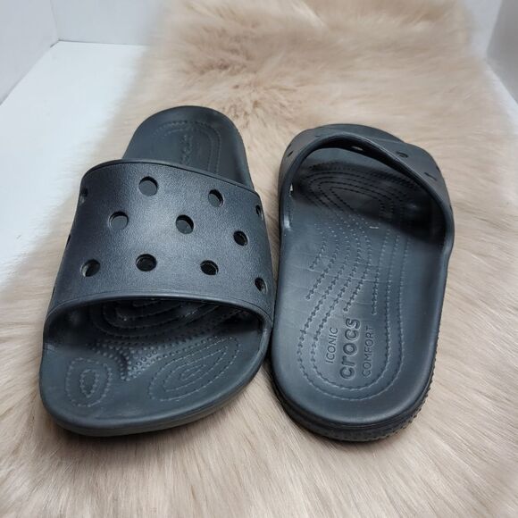 Crocs Classic Flip Flops Black Sandals main image 6